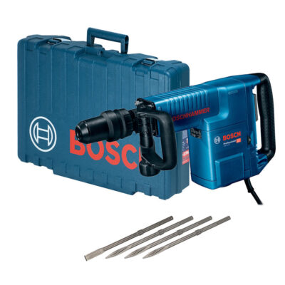 Martillo demoledor Bosch GSH 11 E 1500W con maletín y 4 cinceles