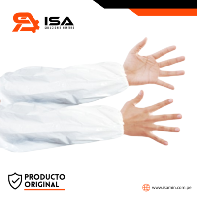 Mangas descartables transparentes