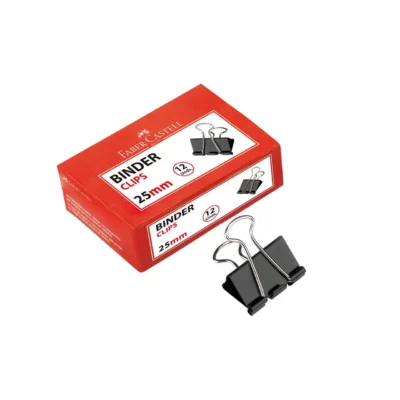 Binder clip BCB-025 25 mm cajita x 12