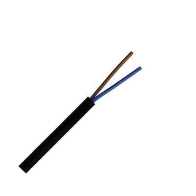 Cable RV-K 2x4mm2, 0.6/1kV XLPE/PVC negro, clase 5, x metro lineal