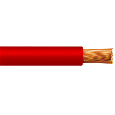 Cable H07Z1-K 10mm2, 450/750V libre de halógeno rojo, clase 5, x rollo