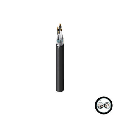 Cable instrumentación apantallado 2x2x18AWG 300V 90°C libre de halógeno, UL, x metro lineal