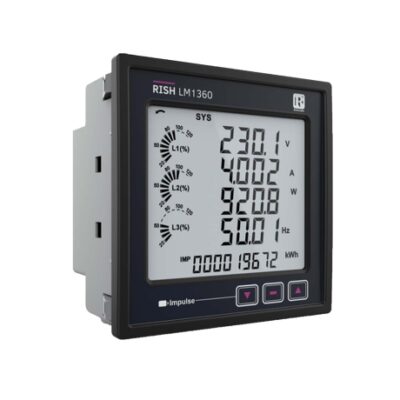 Medidor multifunción trifásico 96x96mm, clase 0.2s Ethernet