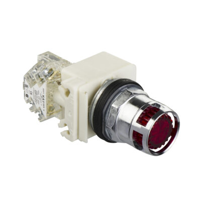 Pulsador luminoso rojo 220VAC NEMA