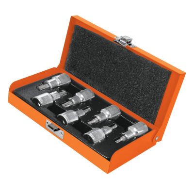 JUEGO DE 7″ DADOS DE PUNTAS TORX ENCASTRE 1/2″ – TRUPER
