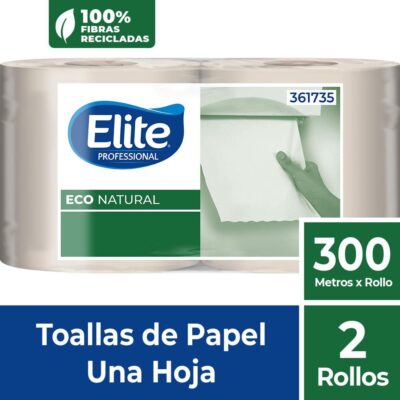 Toalla Rollo Eco Natural Una Hoja 2 Un 300 M