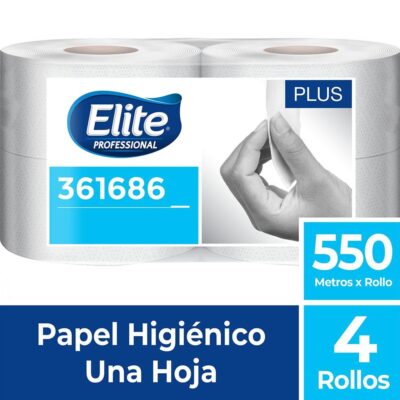 Papel Higiénico Rollo Plus Una Hoja 4 un 550 M