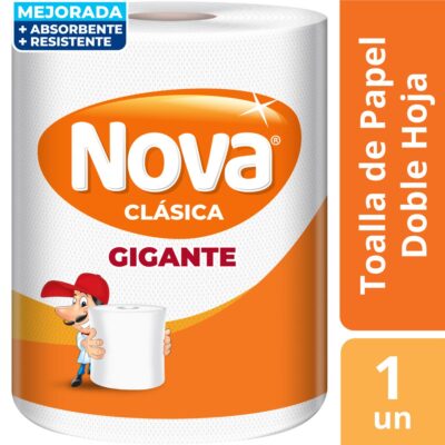Papel Toalla NOVA Gigante Doble Hoja 1 un 70 mts