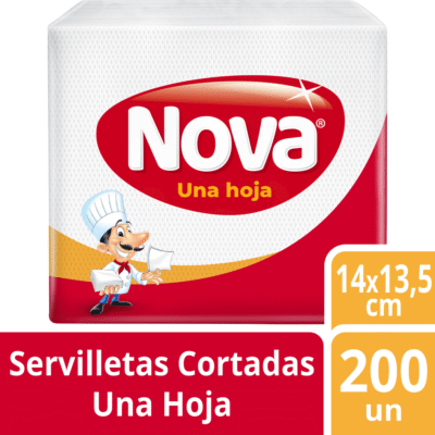 Servilleta Nova Cortada 200 un