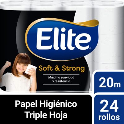 Papel Higiénico Elite Soft & Strong 24 un 20 mts