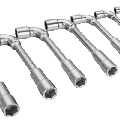 Juego de llaves de tubo acodadas de dos bocas métricas con Dynamic-Drive™ de 12 x 6 puntos (8 piezas)