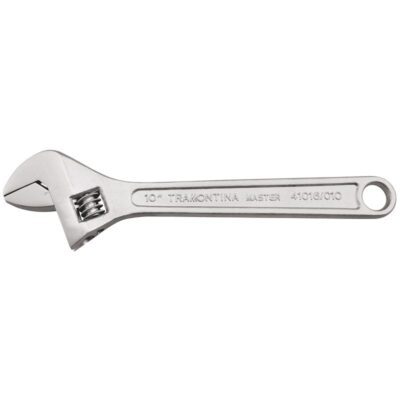 Llave Ajustable Tramontina Master Cromada 10"