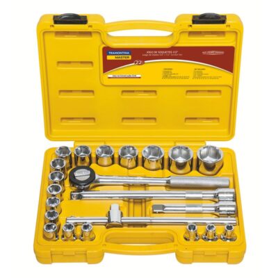 Maletín Dados Hexagonal Tramontina Master 1/2" 22pzs