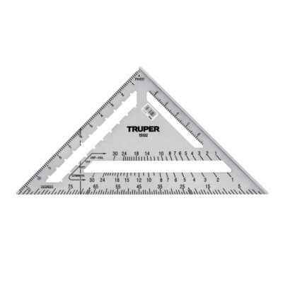 ESCUADRA 12″ DE ALUMINIO PARA MUROS DE YESO – TRUPER