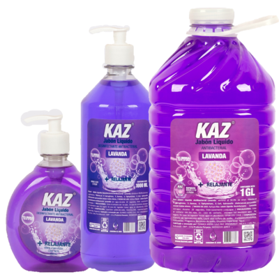 Jabón Liquido Antibacterial Lavanda KAZ®