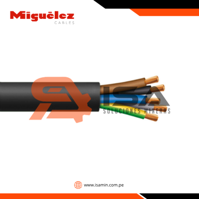 Cable RV-K 4x25mm2, 0.6/1kV XLPE/PVC negro, clase 5, x metro lineal