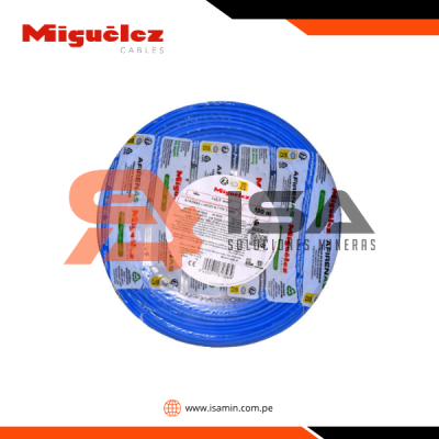 Cable H07Z1-K 4mm2, 450/750V libre de halógeno azul, clase 5, x rollo