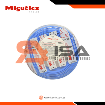 Cable H07Z1-K 1.5mm2, 450/750V libre de halógeno azul, clase 5, x rollo