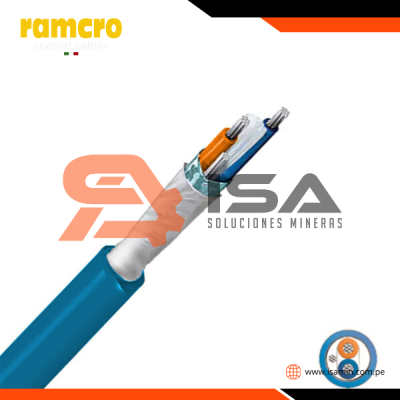 Cable Profibus PA/Fieldbus Foundation 1x2x18AWG, azul libre de halógeno, UL, x metro lineal