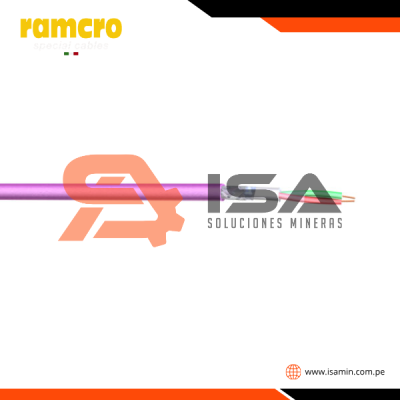 Cable PROFIBUS DP 1x2x22AWG color violeta libre de halógenos UL