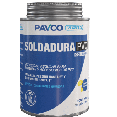 SOLDADURA PVC REG AZUL 1/32 PAVCO WAVIN