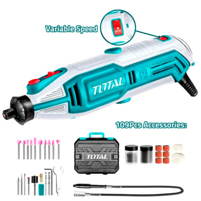 RECTIFICADOR 130W 35000RPM + 110 ACCESORIOS INC/EJE FLEXIBLE Y MALETIN BMC