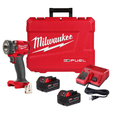 KIT DE LLAVE DE IMPACTO COMPACTA M18 FUEL™ DE 3/8" CON ANILLO DE FRICCIÓN