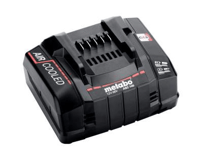 CARGADOR SUPER RÁPIDO ASC 145 , 12-36 V, "AIR COOLED", USA (627380000)METABO