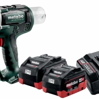Remachadora a bateria (Pick&Mix) NP 18 LTX BL 5.0 Metabo + 2 bat 18 V - 5,5 AH + Carg  ASC 145