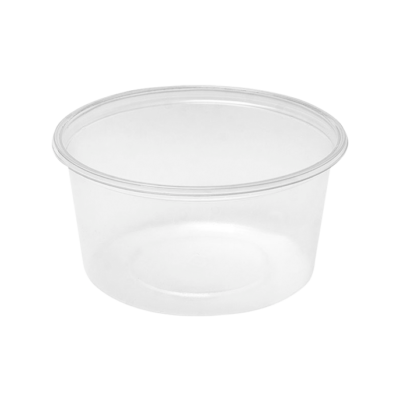 Envase Circular 8 Oz Transparente